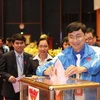 Các đại biểu bỏ phiếu bầu Ban Chấp hành Trung ương Đoàn khóa X. (Ảnh: Dương Giang/TTXVN)