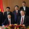 Học viện Tài chính ký thỏa thuận hợp tác với Đại học New South Wales. (Ảnh: Đỗ Vân/Vietnam+)