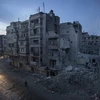 Cảnh đổ nát ở Syria. (Nguồn: AP)