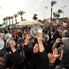 Biểu tình ở Port Said. (Nguồn: AFP)