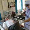 Người bị thương được điều trị tại bệnh viện. (Ảnh: CTV/Vietnam+)