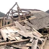Nhà bị đổ do lốc. (Ảnh minh họa: Nguyễn Công Hải/TTXVN)