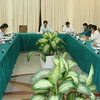 Đoàn đại biểu Quốc hội các tỉnh Hà Giang, Ninh Bình và Hậu Giang thảo luận tại tổ. (Ảnh: Phương Hoa/TTXVN)