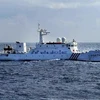 Tàu hải giám Trung Quốc tại vùng biển gần đảo tranh chấp với Nhật Bản. (Nguồn: AFP/TTXVN) 