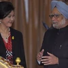 Thủ tướng Thái Lan Yingluck Shinawatra và Thủ tướng Ấn Độ Manmohan Singh. (Nguồn: Getty Images)