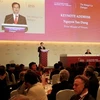 Thủ tướng Nguyễn Tấn Dũng phát biểu tại Lễ khai mạc Đối thoại Shangri-La lần thứ 12. (Ảnh: Đức Tám/TTXVN)