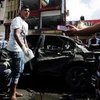 Một vụ đánh bom xe ở Libya. (Nguồn: AFP)