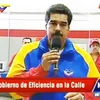 Tổng thống Maduro phát biểu khi thăm bang Falcón ngày 14/6. (Nguồn: VTV)