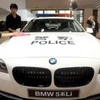 Một chiếc xe của BMW được trưng bày tại một triển lãm ở Trung Quốc. (Nguồn: AFP)