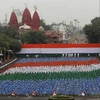 Màn đồng diễn kỷ niệm 67 năm ngày Độc lập của Ấn Độ. (Nguồn: Reuters)
