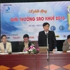 Ông Phạm Tấn Công, phó Chủ tịch kiêm Tổng thư ký VINASA chính thức phát động giải thưởng Sao Khuê 2010 (Ảnh: Sơn Bách/Vietnam+)