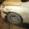 Chiếc xe gây tai nạn (Ảnh: Sơn Bách/Vietnam+)