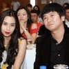 Vợ chồng ca sỹ Lưu Hương Giang - nhạc sỹ Hồ Hoài Anh là một cặp huấn luyện viên của "Giọng hát Việt nhí 2013" (Ảnh: BTC)