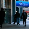 Citibank của tập đoàn Citigroup tại thành phố New York. (Ảnh: AFP/TTXVN)