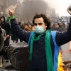 Những người ủng hộ phe đối lập trong cuộc xung đột ở Tehran. (Ảnh: AFP/TTXVN)