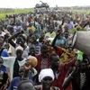 Người dân Sudan ở Abyei - vùng tranh chấp giàu dầu mỏ ở khu vực giữa biên giới phía Bắc và phía Nam. (Ảnh: Reuters)