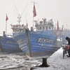 Băng giá khiến gần 4.000 tàu đánh cá của Trung Quốc bị mắc kẹt. (Ảnh: Reuters)