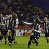 Đội bóng hạng Tư Notts County vui mừng với chiến thắng. (Nguồn: Reuters)