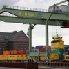 Vận chuyển hàng hóa tại cảng BEHALA, Đức. (Nguồn: Getty images)
