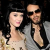 Diễn viên hài Russell Brand và "nàng dâu tây" Katy Perry. (Nguồn: Internet)