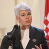 Thủ tướng Croatia Jadranka Kosor. (Nguồn: Getty images)