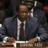 Tổng thống Burkina Faso Blaise Compaore đã rời đến thành phố quê hương Ziniare. (Nguồn: Getty images)