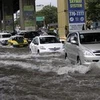 Bão AERE đổ bộ gây ngập tại Manila. (Nguồn: Internet)
