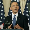 Tổng thống Barack Obama cùng êkíp tranh cử của mình đã vượt qua đối thủ Cộng hòa trong cuộc đua gây quỹ. (Ảnh: AFP/TTXVN)