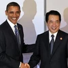 Thủ tướng Naoto Kan và Tổng thống Mỹ Barack Obama tại hội nghị APEC năm 2010. (Nguồn: AP)