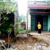 Tình trạng sụt lún bất thường tại xã Ninh Dân, Thanh Ba, Phú Thọ. (Nguồn: Báo Phú Thọ)