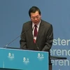Bộ trưởng Bộ Công thương Vũ Huy Hoàng phát biểu tại hội nghị. (Ảnh: Đức Hùng/Vietnam+)