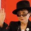 Yoko Ono tại buổi nhận giải thưởng. (Nguồn: AP)