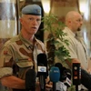 Trưởng phái bộ Liên hợp quốc ở Syria, Thiếu Tướng Robert Mood. (Ảnh: AFP/TTXVN)