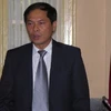 Thứ trưởng Bộ Ngoại giao Bùi Thanh Sơn phát biểu tại buổi họp báo. (Nguồn: tienphong.vn)