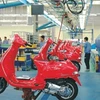 Sản xuất xe máy tại Công ty Piaggio Việt Nam (Ảnh minh họa)