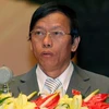 Ông Lê Phước Thanh, Phó Bí thư Tỉnh ủy Quảng Nam tham luận tại Đại hội. (Ảnh: TTXVN)