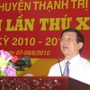 Ông Trương Tấn Sang, Ủy viên Bộ Chính trị, Thường trực Ban Bí thư. (Ảnh: Trung Hiếu/Vietnam+)