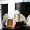 Các tảng đá san hô biểu tượng chủ quyền quần đảo Trường Sa. (Ảnh: Đinh Mạnh Tú/TTXVN)
