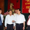 Thủ tướng Nguyễn Tấn Dũng với các đại biểu dự phiên họp. (Ảnh: Nguyễn Dân/TTXVN)