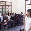 Lê Nguyễn Hương Trà tại phiên tòa xét xử do ca sỹ Phương Thanh khởi kiện. (Ảnh: Internet)