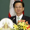 Thủ tướng Nguyễn Tấn Dũng phát biểu tại hội nghị. (Ảnh: Đức Tám/TTXVN)