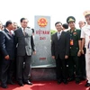 Khánh thành cột mốc biên giới 241 tại khu vực biên giới Việt Nam-Campuchia. (Ảnh: TTXVN)
