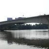 Cầu Phú Long chính thức được hợp long. (Ảnh: Hoàng Hải/TTXVN)