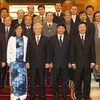 Tổng Bí thư, Chủ tịch Quốc hội Nguyễn Phú Trọng với các Đại sứ, Trưởng cơ quan đại diện ngoại giao Việt Nam. (Ảnh: Trí Dũng/TTXVN)