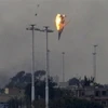 Máy bay tiêm kích bị bắn hạ ở Benghazi. (Ảnh: AP)