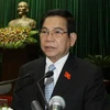 Chủ tịch nước Nguyễn Minh Triết. (Ảnh: Nguyễn Dân/TTXVN)
