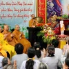 Giáo hội Phật giáo Thành phố Hà Nội phối hợp với Ban Trị sự chùa Bằng A tổ chức mừng Đại lễ Phật đản 2011- Phật lịch 2555. (Ảnh: Nguyễn Dân/TTXVN)