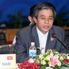 Ông Phạm Quang Vinh, Trợ lý Bộ trưởng Ngoại giao, Trưởng đoàn quan chức cấp cao ASEAN của Việt Nam. (Ảnh: Nhan Sáng/TTXVN)