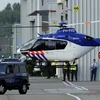 Chiếc may bay được tin là dùng để dẫn độ Ratko Mladic ngày 31/5 tại sân bay Rotterdam. (Ảnh: Reuters)