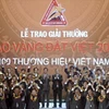 Lễ trao giải Sao Vàng đất Việt năm 2010. (Ảnh: Thế Anh/TTXVN)